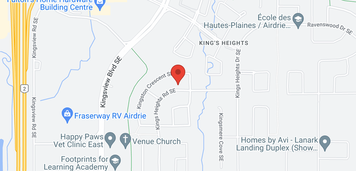 map of 1260 KINGS HEIGHTS  Road SE